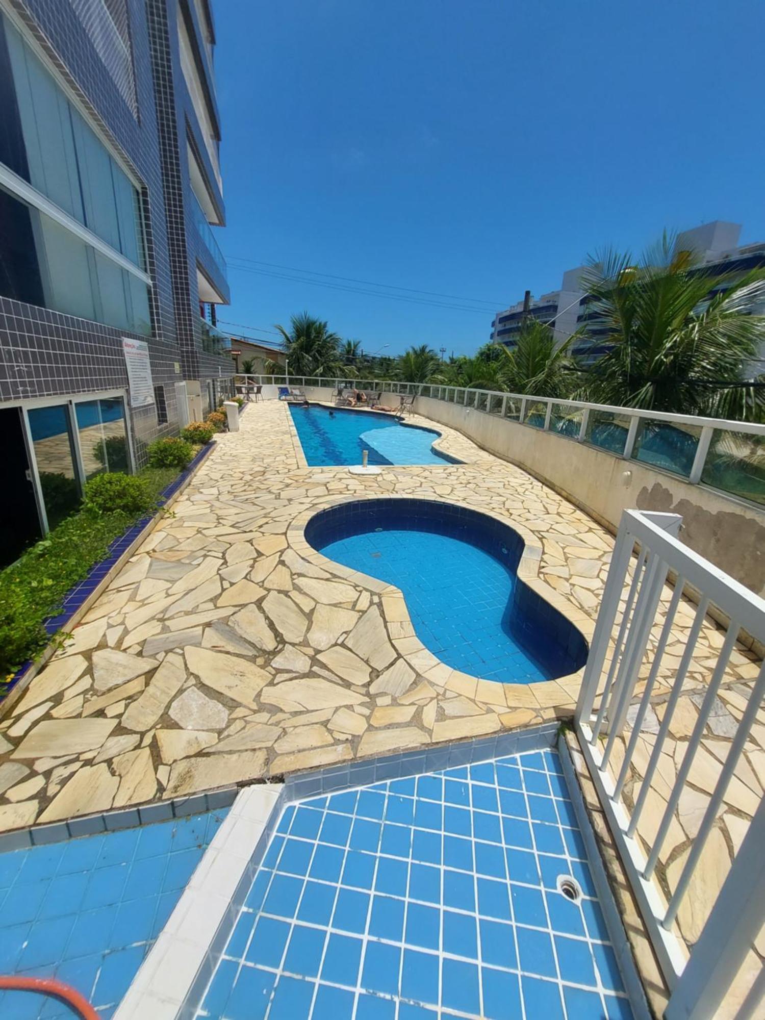 Apartamento A 50M Praia Maitinga, Wifi, Churrasqueira Na Varanda Бертиога Екстериор снимка